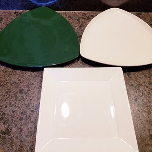 Choice of Vintage Homer Laughlin Fiesta Ware Cake Plate or Triangle Plate