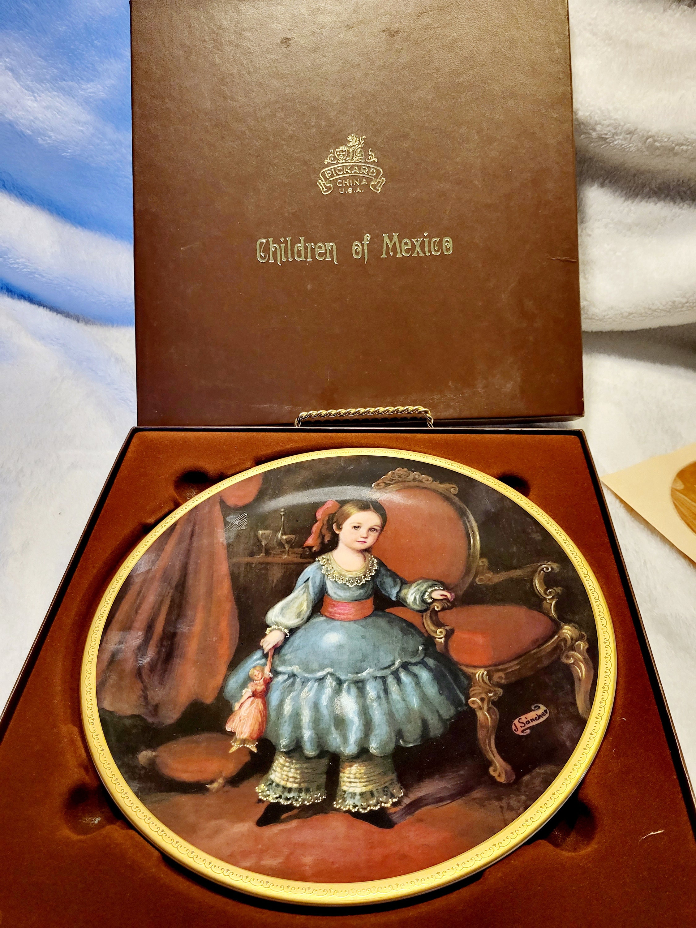 Vintage Pickard Children of Mexico - Regina Collector Plate - Etsy