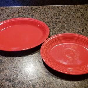 Choice of Vintage Homer Laughlin Fiesta Ware Oval Serving Platter