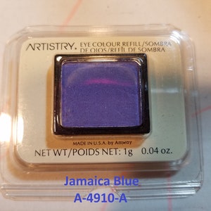 Escolha do NOVO Vintage Artistry da Amway Powder Eye Color/Refil de sombra para os olhos, 7 tons descontinuados de verdes e azuis disponíveis em 1993