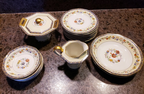 Choice of Vintage Theodore Haviland Limoges in Chateaudun Pattern
