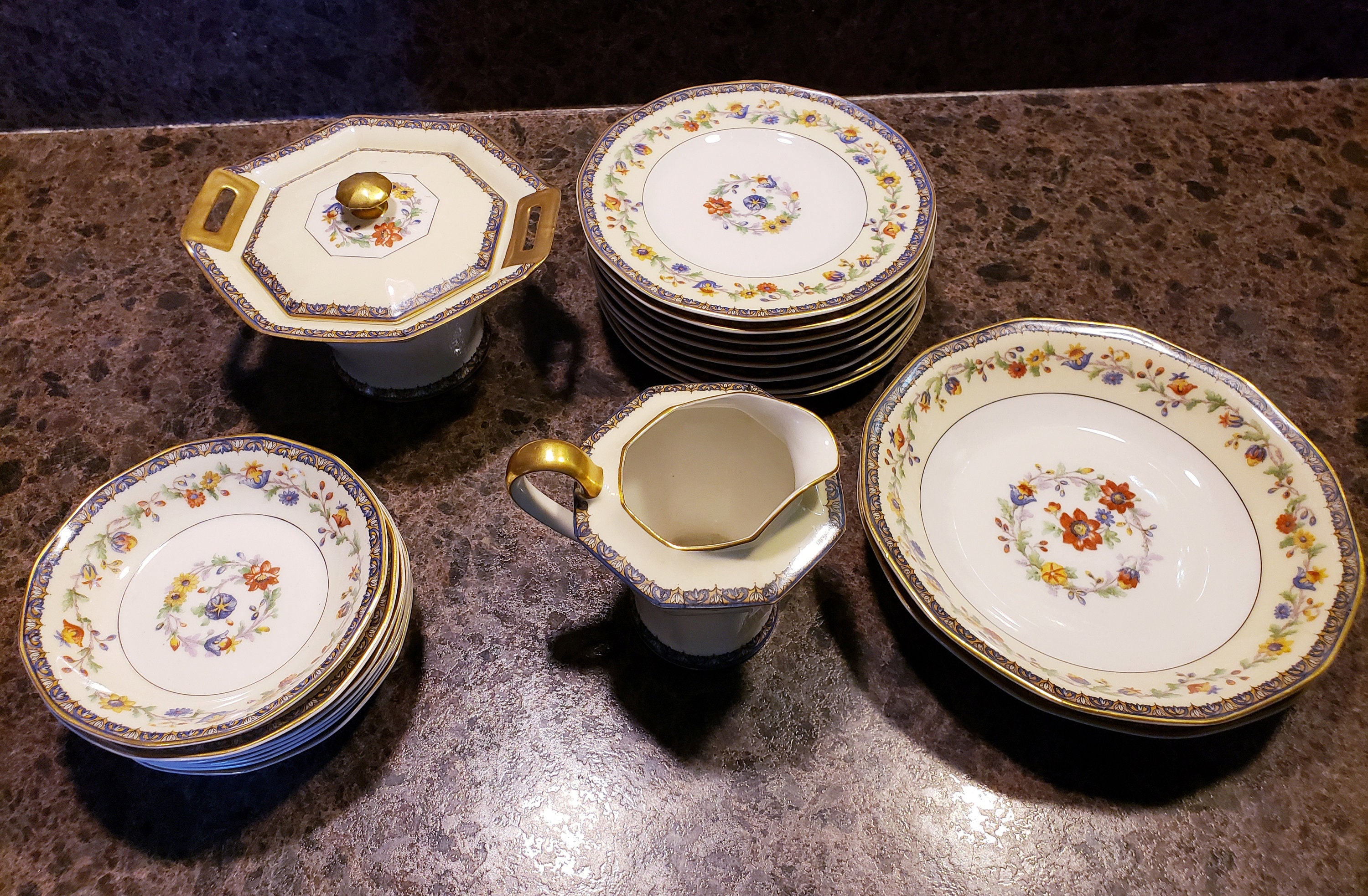 4枚セット】Haviland 人気柄プレート 330/597/842/319 PLATES