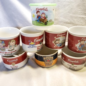 Campbell soup bowls mugs - Etsy 日本