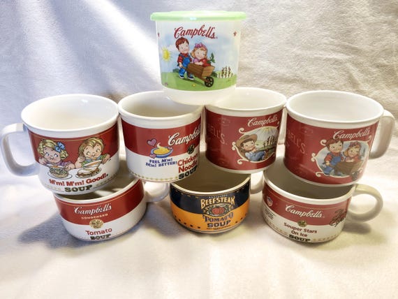 ヴィンテージキャンベルスープマグまたはボウルの選択 - Etsy 日本