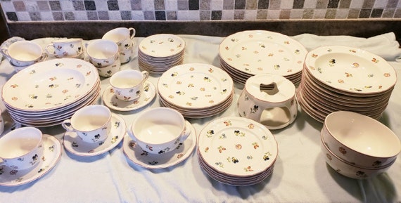 Vintage Villeroy Boch China Petite Fleur Style Your Etsy