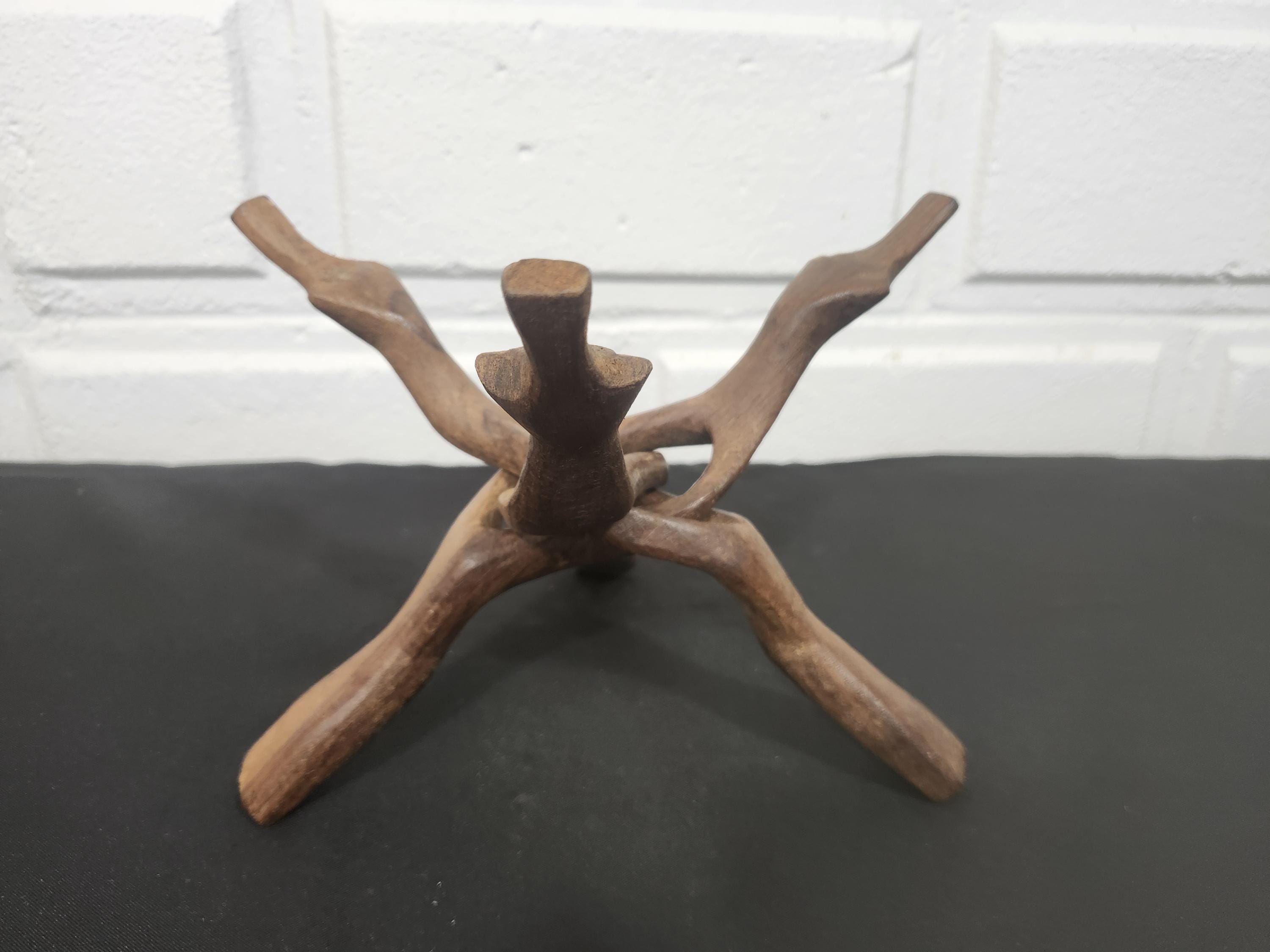 Trépied Vintage En Bois Et Aluminium 40 Pouces - Hauteur Max 40", Charge 6.6 Lbs, Pour Télescope Ou Théâtre
