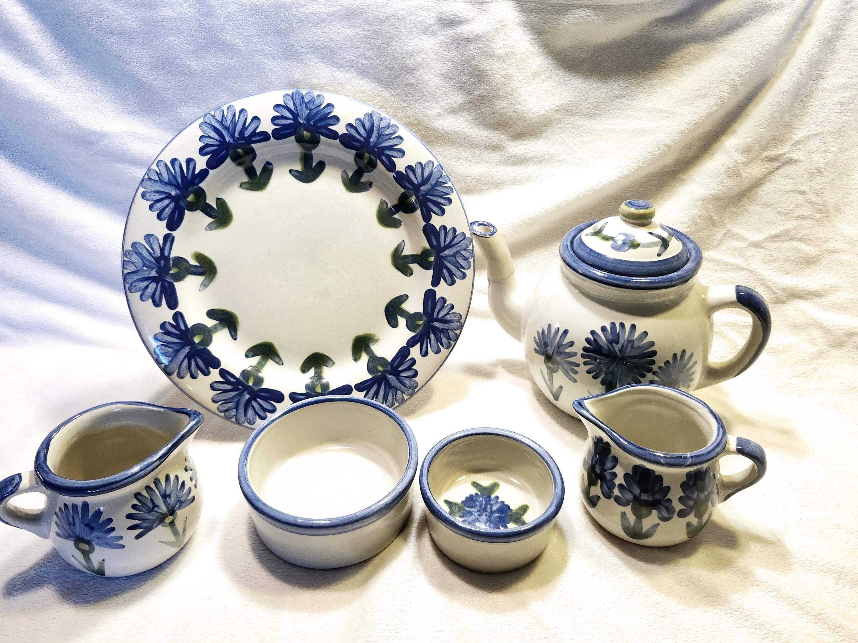 ルイビルストーンウェア ディナープレート ５枚セット Vintage louisville stoneware - Etsy 日本