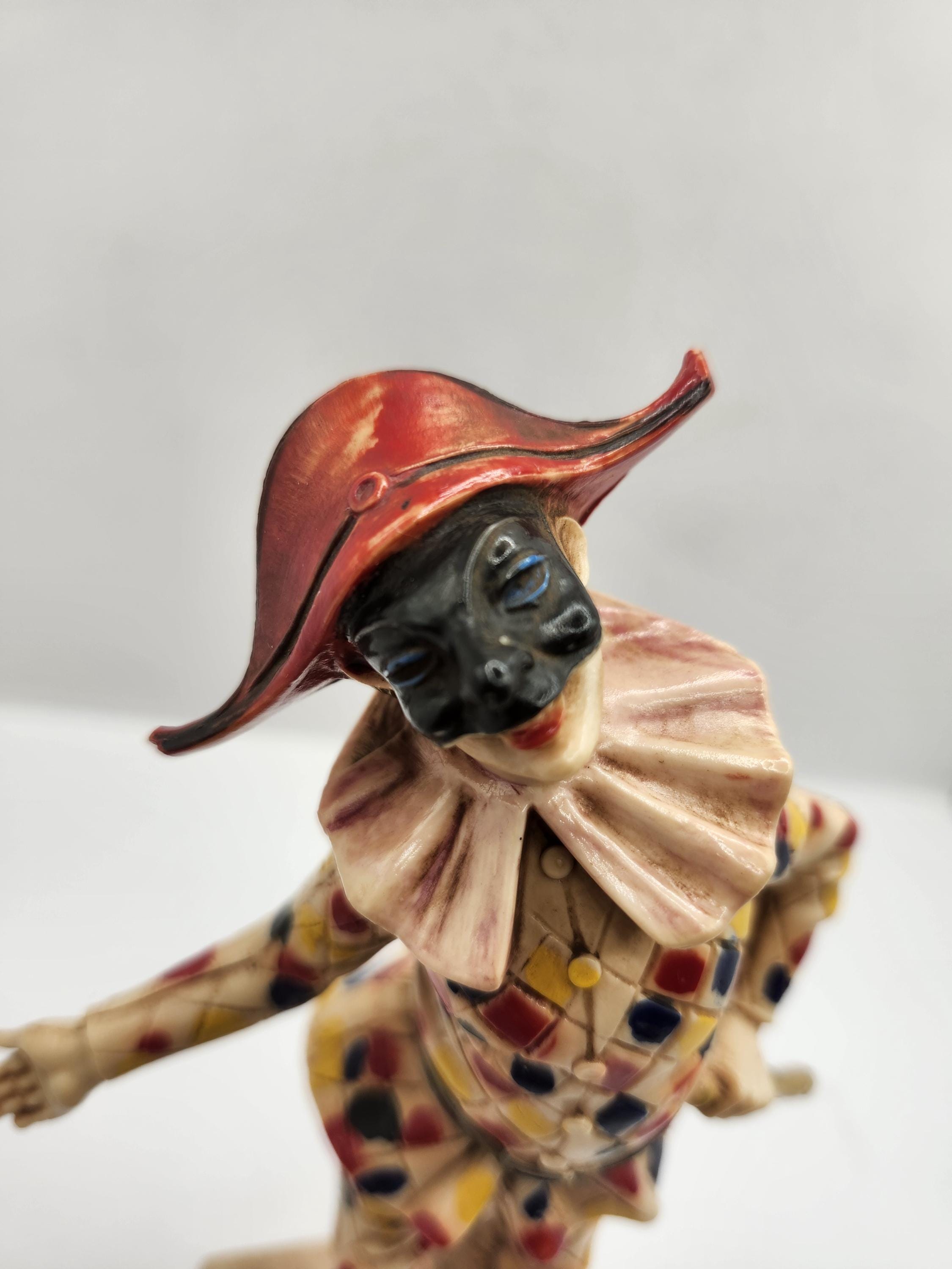 ヴィンテージのイタリア製樹脂製ピエロフィギュアのセレクション