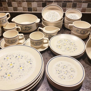 Vintage Lenox Temper-ware, daggdropparmönster, ditt val - Begagnad