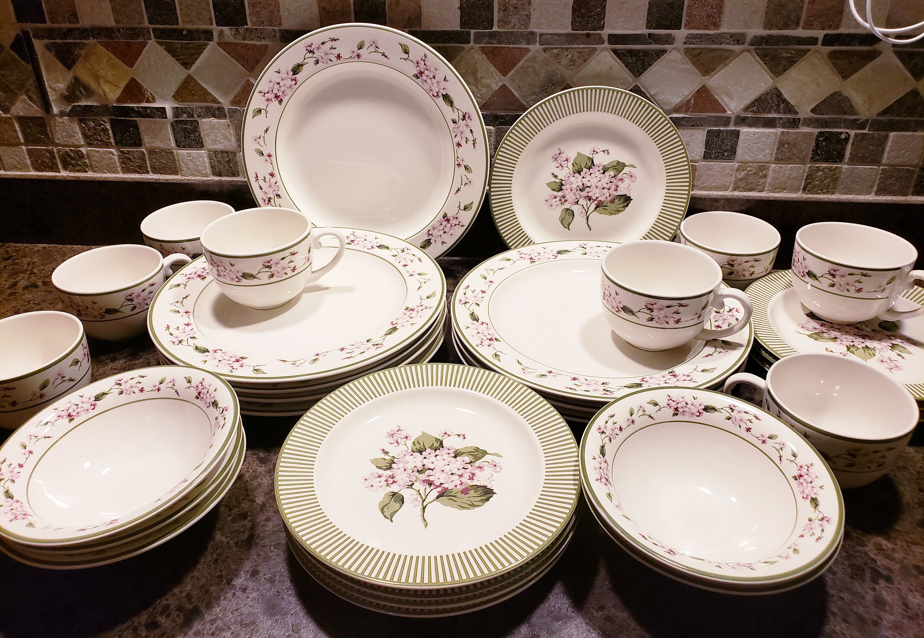 Vintage Martha Stewart Everyday Living China, Hydrangea