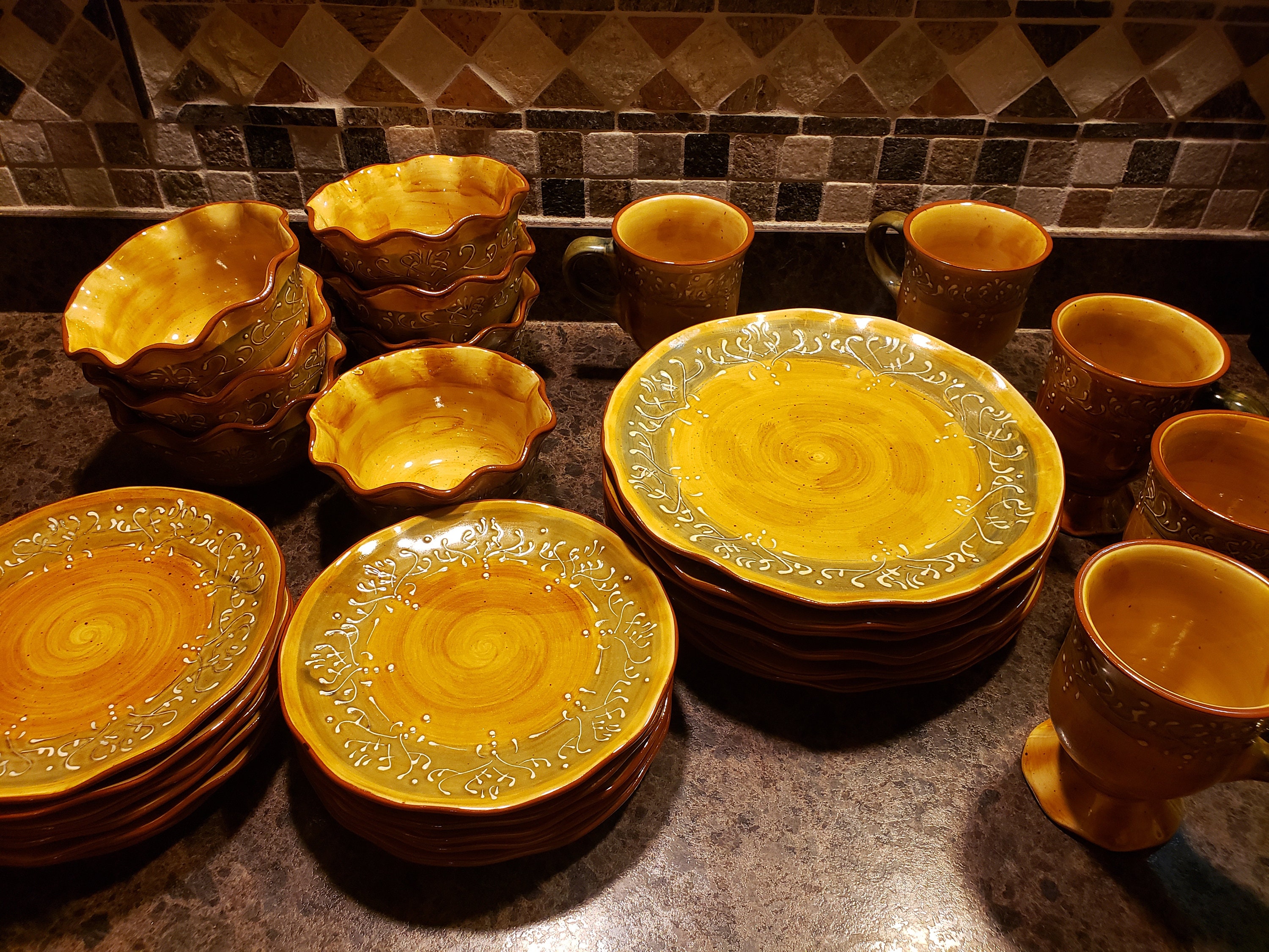 Pier 1 うた Imports Athena 食器セット 各4