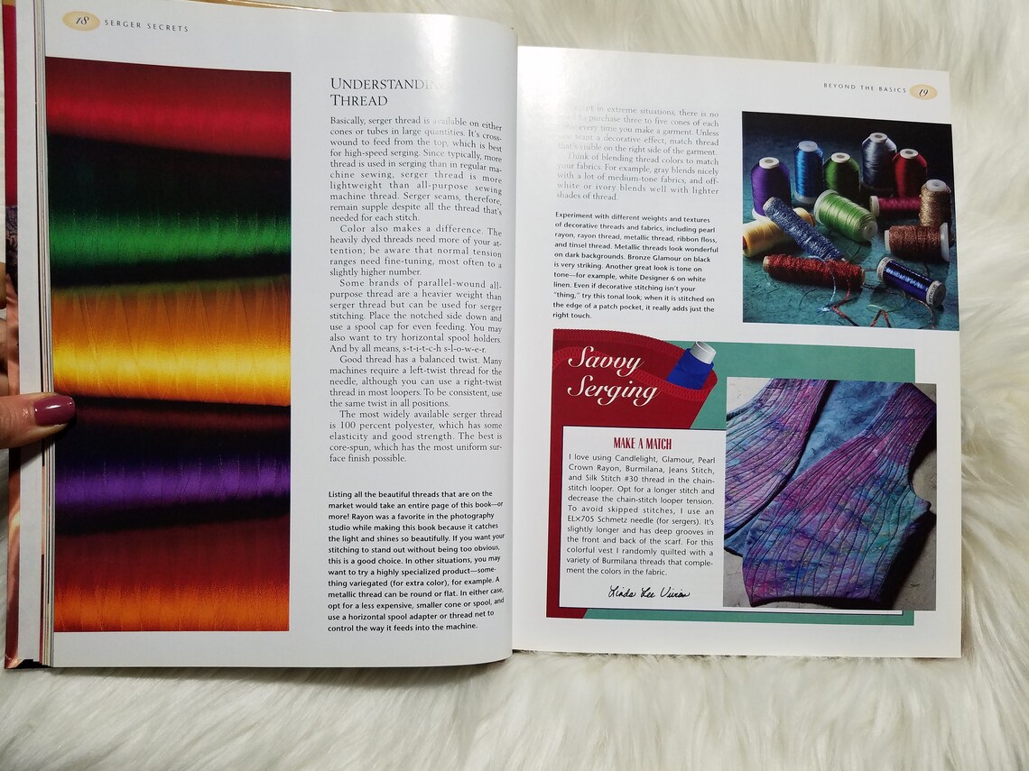 Serger Secrets From America's Top Serger Experts Book Etsy