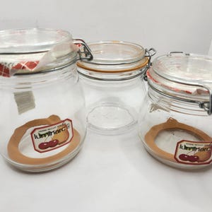 Choice of Vintage Luminarc Arc France Glass Canister