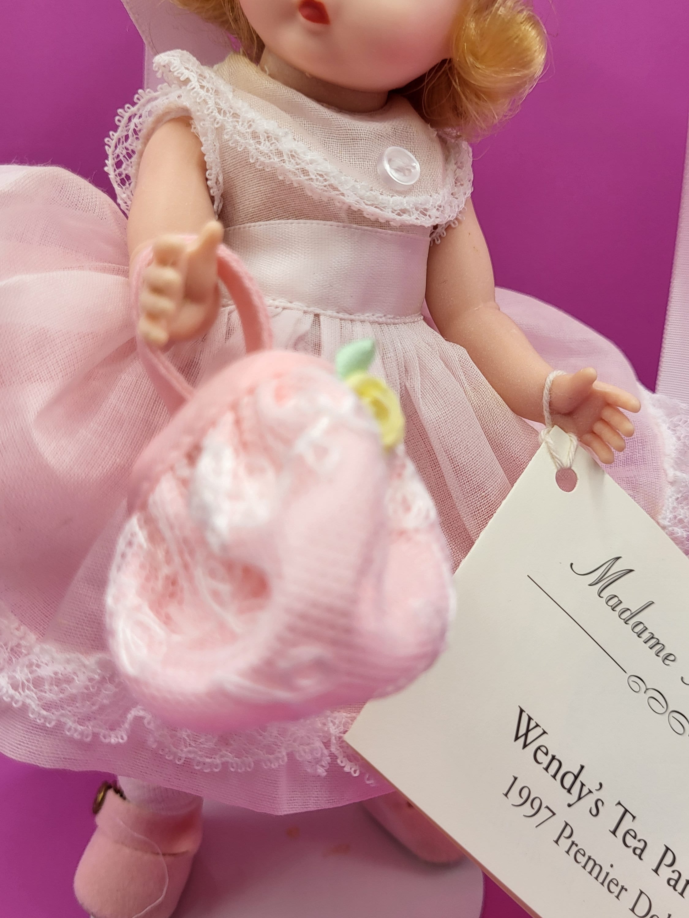 Vintage Madame Alexander Wendy's Tea Party 1997 Premier Doll 18460