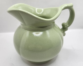 Vintage Grüner Krug von Fioriware Art Pottery
