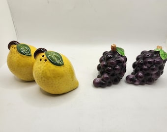 Choice of Vintage Fruit Salt & Pepper Shakers
