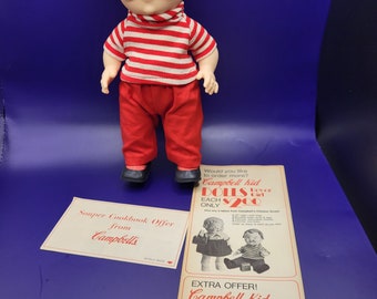 1970’ｓ Campbell KID ビンテージ ソフビ TOY 2個セット 1970's キャンベル キッズ ビンテージ ソフビ TOY 2個セット スープ