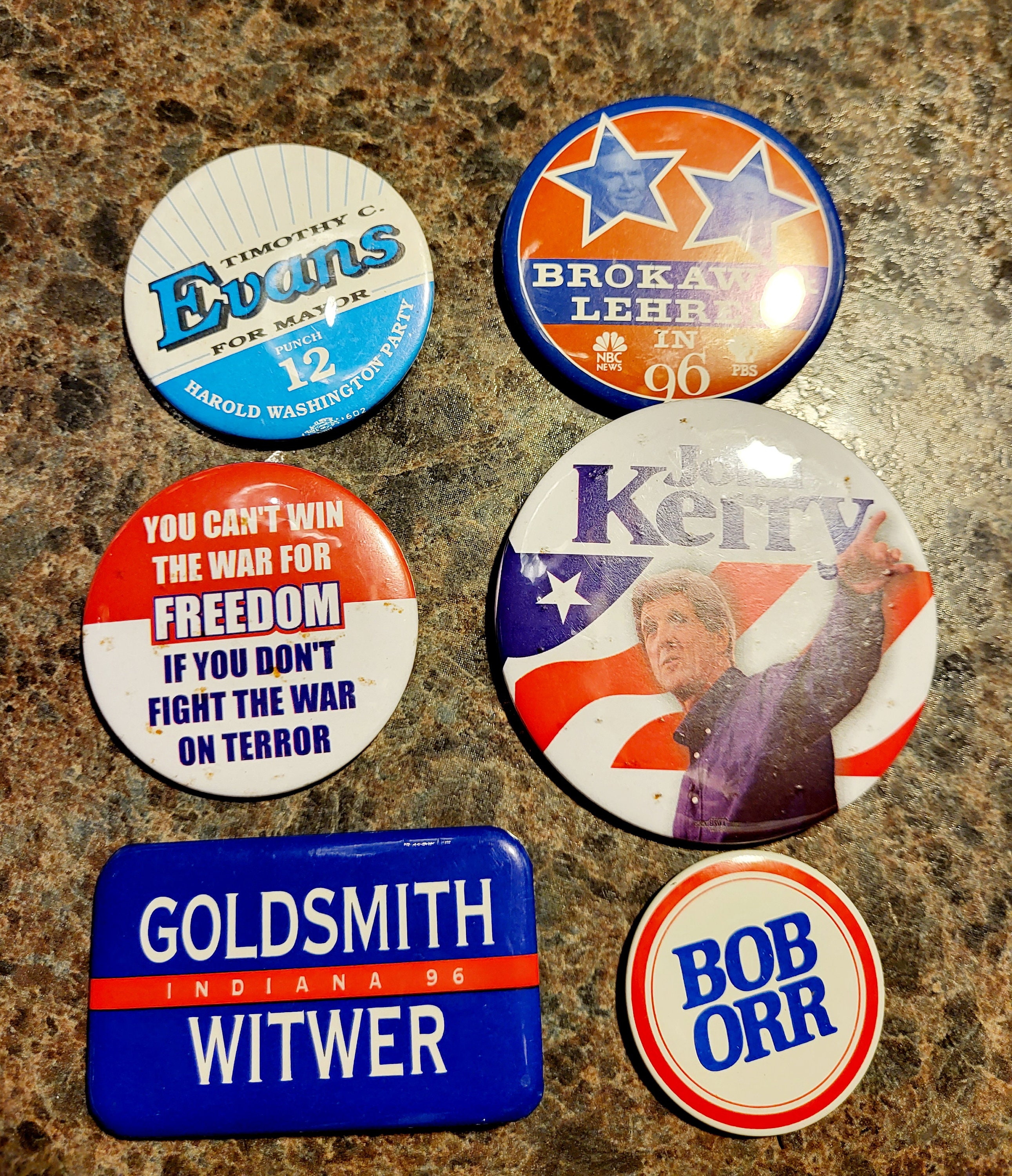 ナ*︎様 POLITICIAN（ポリティシャン） VINTAGE LAVENDE Choice of Vintage Political Button From Various Campaigns - Etsy