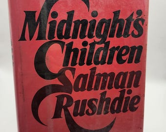 "Vintage Kopie von ""Midnight's Children"" von Salman Rushdie Copyright 1980."