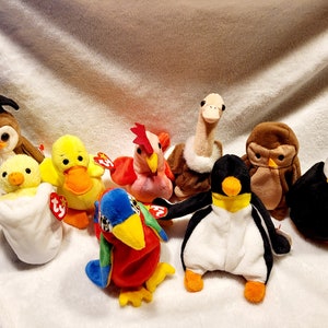 Choice of Vintage Ty Beanie Baby with Original Tags