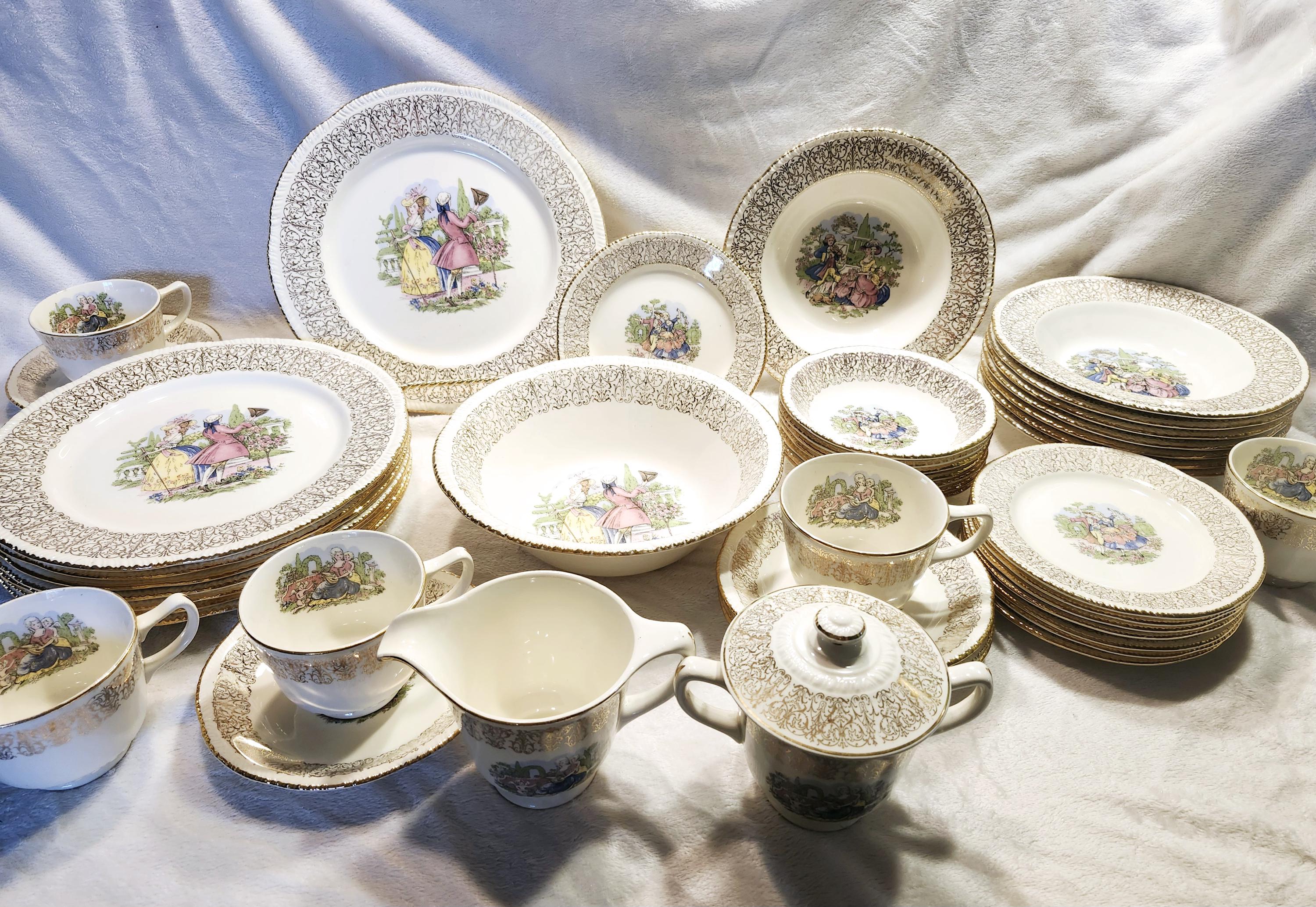 Dinnerware Vajilla Victoriana Juego De Vajilla De Porcelana Fina