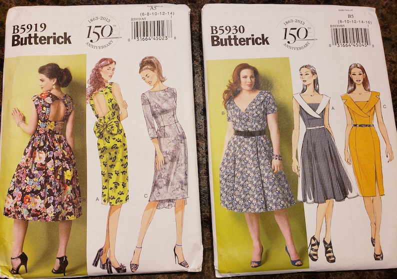 Choice of NEW Uncut Butterick Pattern One of 5852, 5853, 5882, 5894 ...