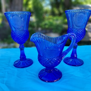 Choice of Vintage Cobalt George and Martha Washington Pieces