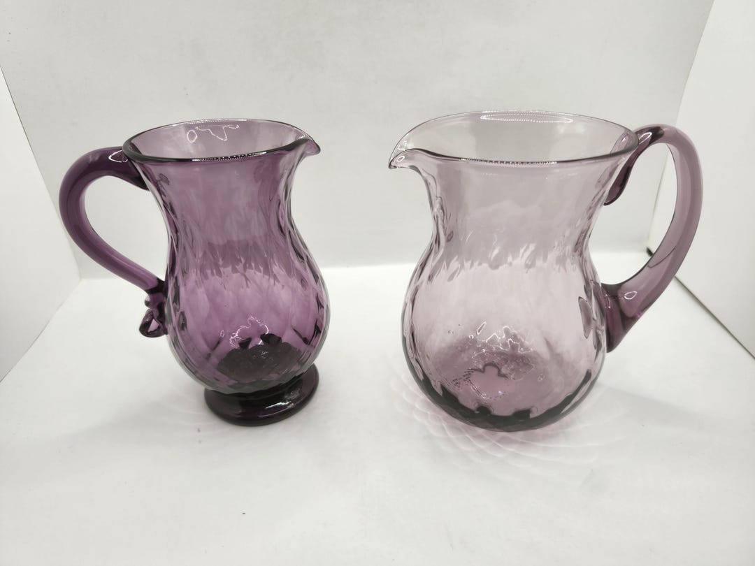 Choice of Vintage Amethyst/purple Glass Pitcher - Etsy