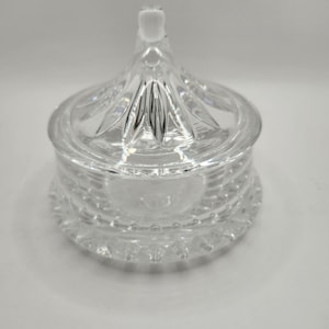 Vintage Lead Crystal Candy Dish