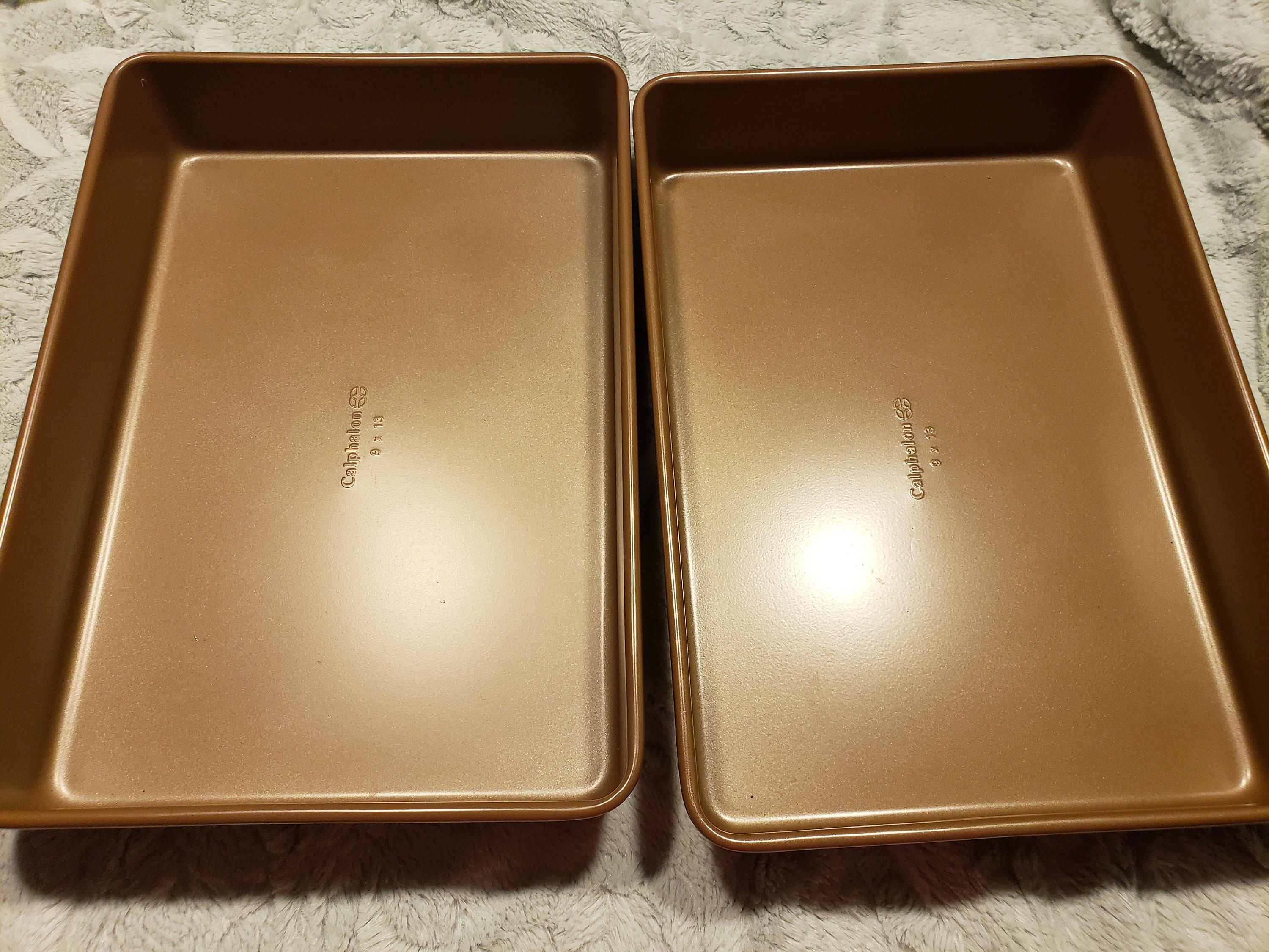 Set of 2 Calphalon 9x13 Inch Cake Pans Lightly Used Etsy