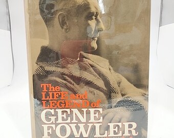 Prima edizione vintage autografata di "La vita e la leggenda di Gene Fowler" di H. Allen Smith