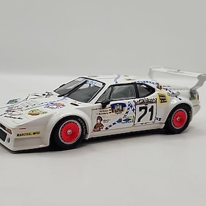 1/43 Quartzo BMW M1 #71 från 1981 24H av LeMans "Muncher" Q3044