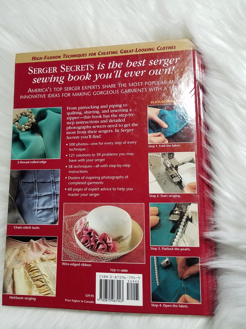 Serger Secrets From America's Top Serger Experts Book Etsy