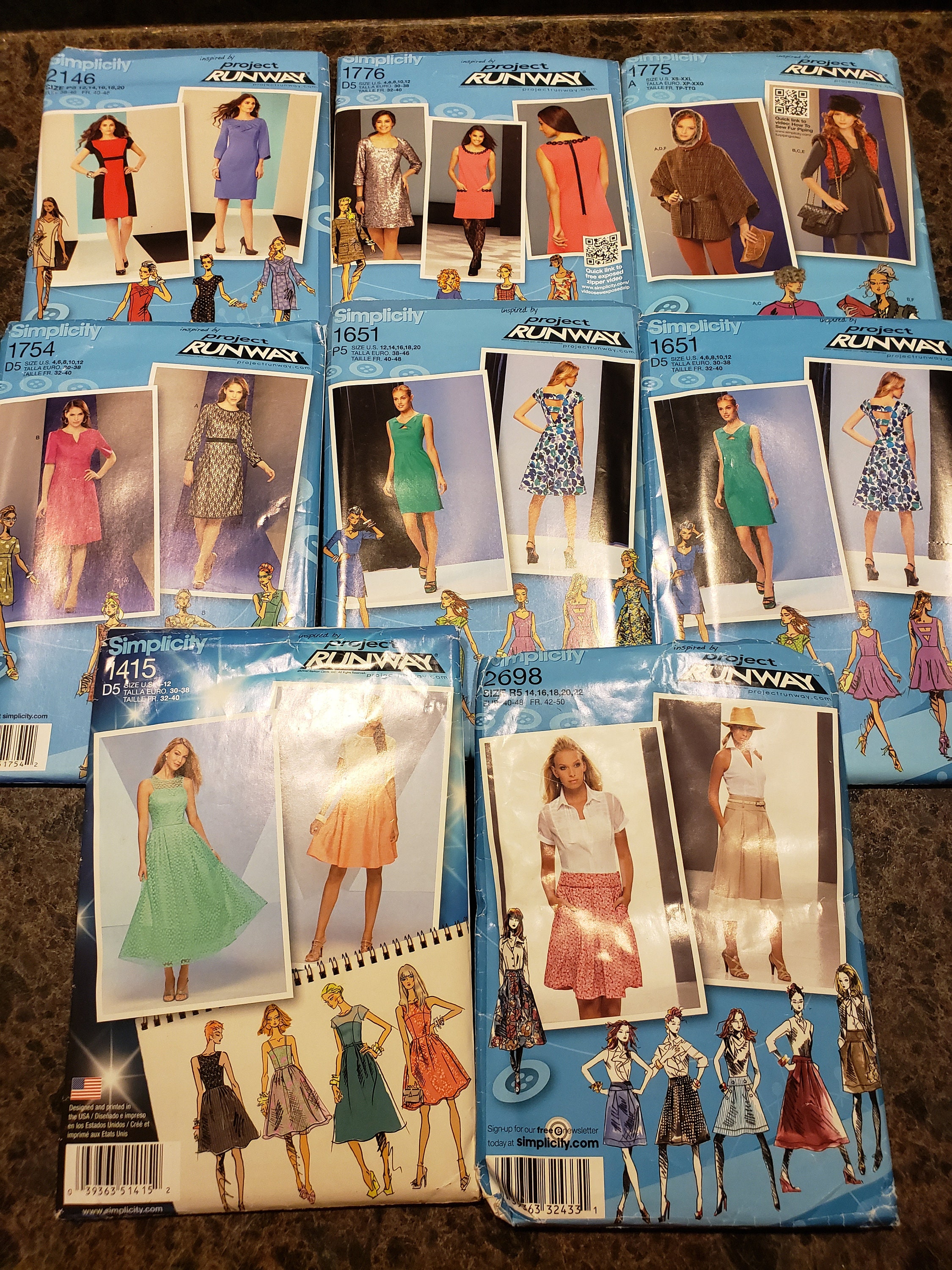 Choice of NEW Simplicity Uncut Pattern One of 1415, 1651, 1754, 1775 ...