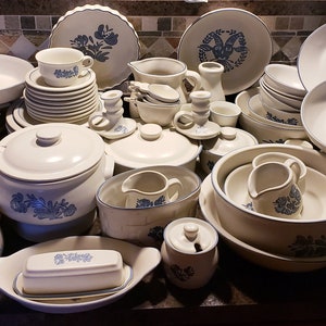 Shopping time! Vintage Pfaltzgraff China set in Yorktowne Pattern From The 1980&#39;s, Your Choice - Used - Please Read Description