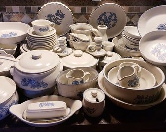 Shopping time! Vintage Pfaltzgraff China set in Yorktowne Pattern From The 1980&#39;s, Your Choice - Used - Please Read Description