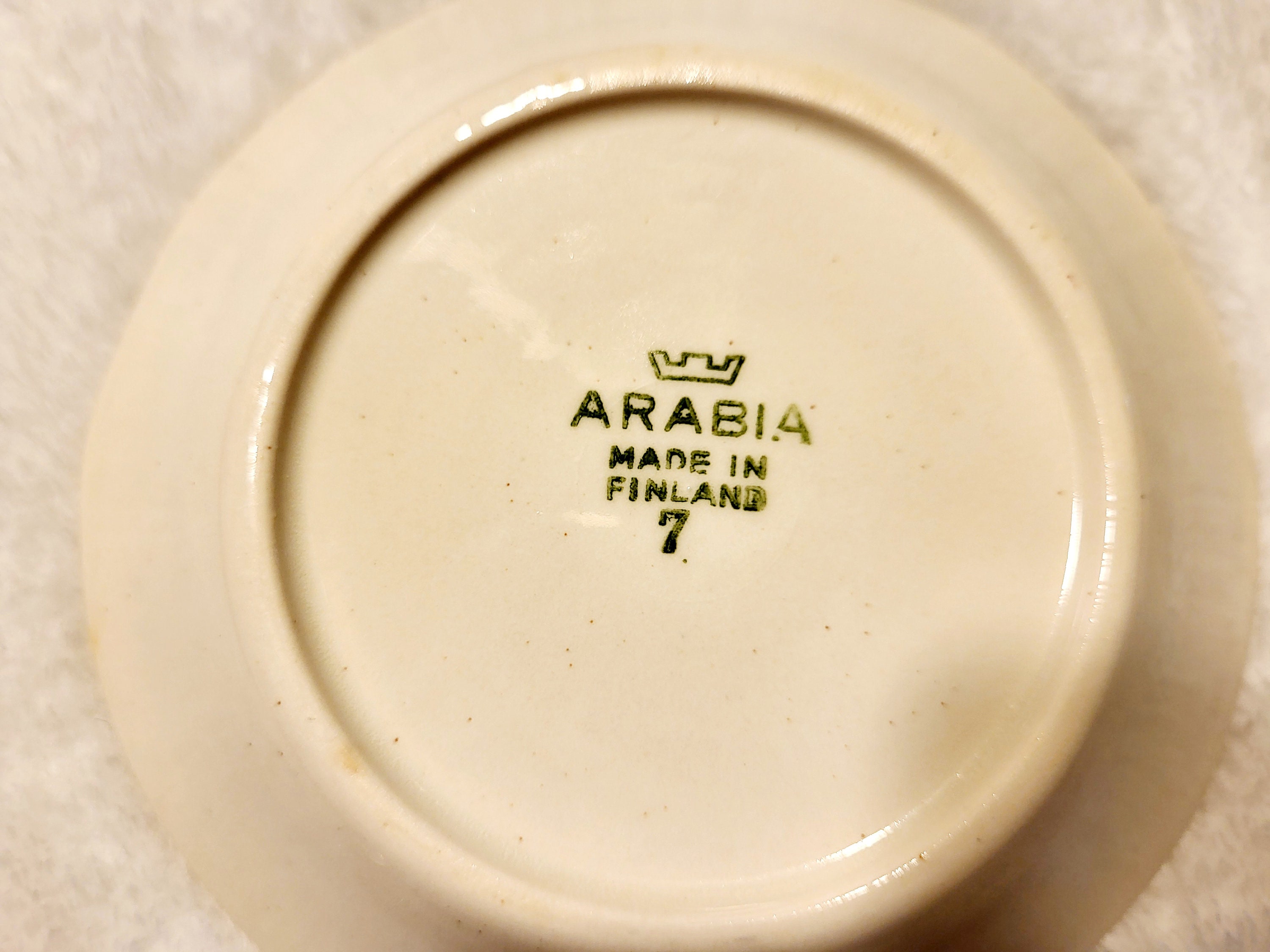 Choice of Vintage Arabia of Finland Landscape Red Willow Ware