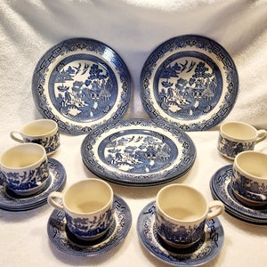 Vintage Churchill Blue Willow Ware in Various Patterns, See Description Below, Your Choice - Used