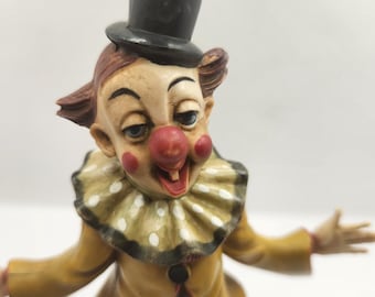 ヴィンテージのイタリア製樹脂製ピエロフィギュアのセレクション