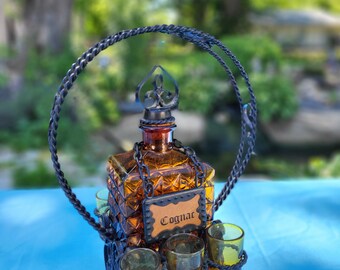 NAPOLEON XO TANNEUR Cognac Limoges France Bottle Decanter - Empty