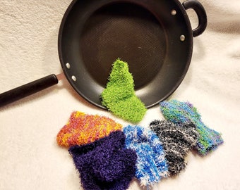 Large Dish Scrubby Cloth - Hand Knitted