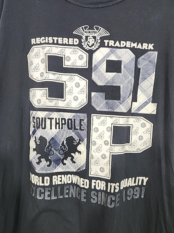 Vintage Y2K South Pole Tee Shirt Black Made in USA Men's XL - Etsy