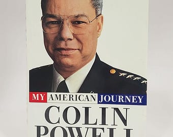Copia vintage di "My American Journey" di Colin Powell, prima edizione autografata.