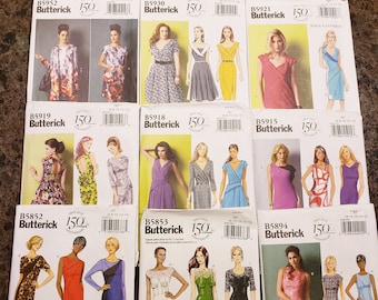 Choice of NEW uncut Butterick pattern one of 5852, 5853, 5882, 5894, 5915, 5918, 5919, 5921, 5930, 5952, 5984, 5987 - 150th Anniversary