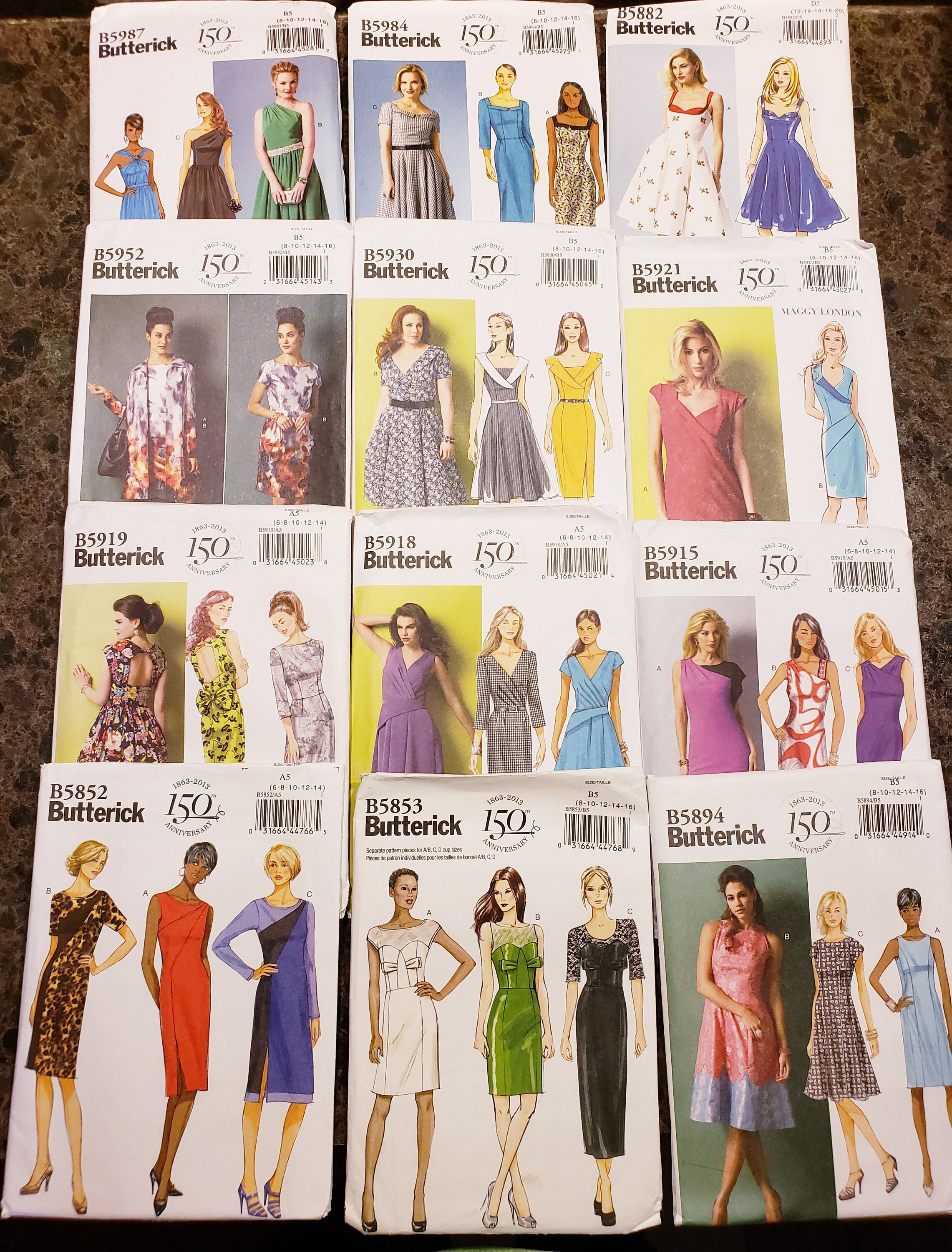 Choice of NEW Uncut Butterick Pattern One of 5852, 5853