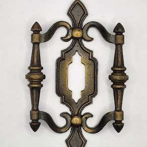 Lådhandtag i mässing med dubbla handtag