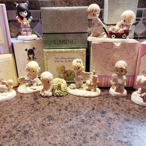 Choice of Vintage Precious Moments Figurine in Original Box Collector&#39;s Club Editions