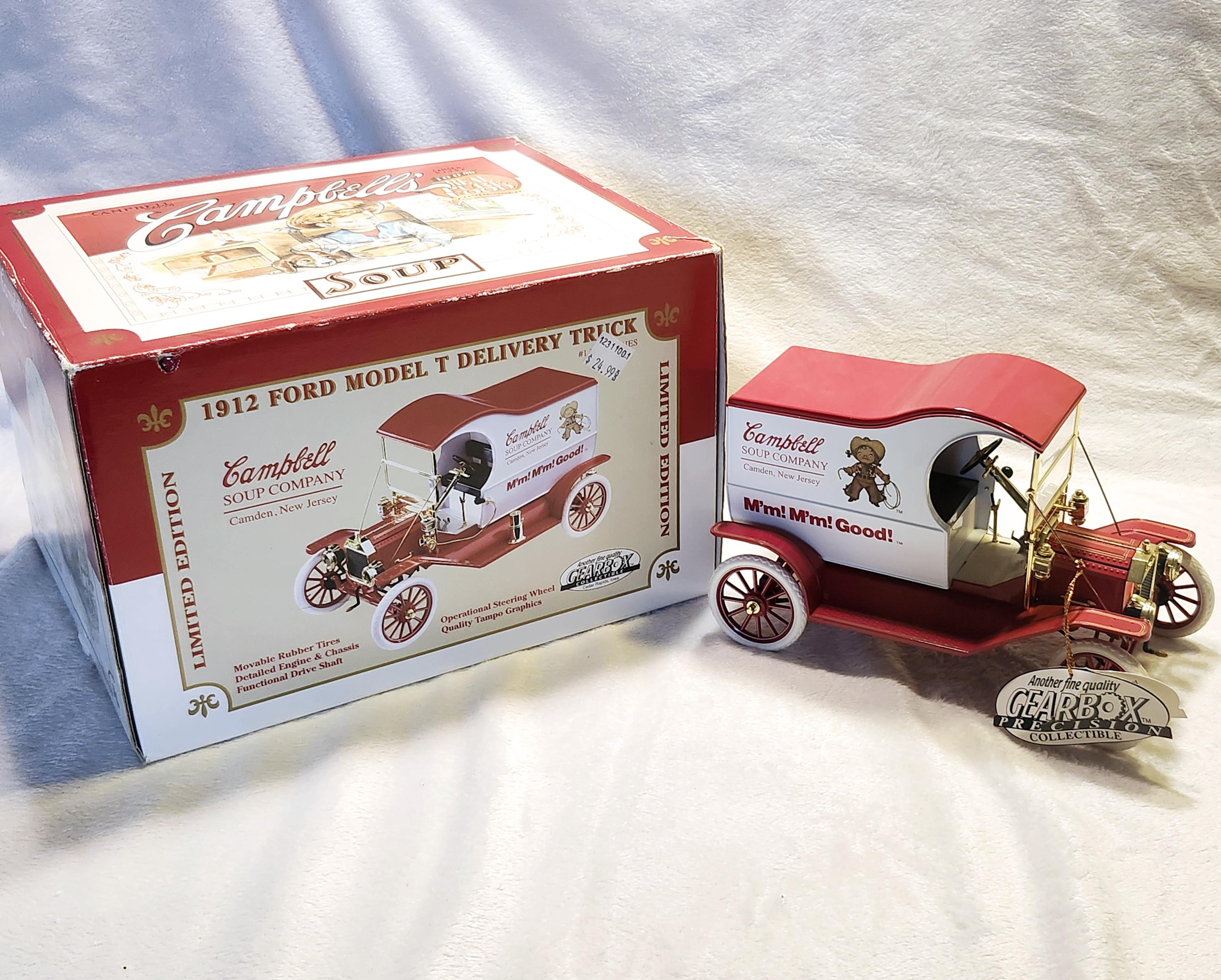 Vintage Limited Edition Campbell's Soup 1912 Ford Model T Delivery