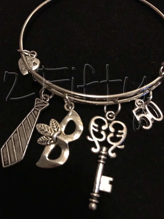 Fsog Fifty Shades Christian Grey Inspired Adjustable Bangle Bracelet Red Room Tie Love Contract Book Anastasia Steel Submission Dominant