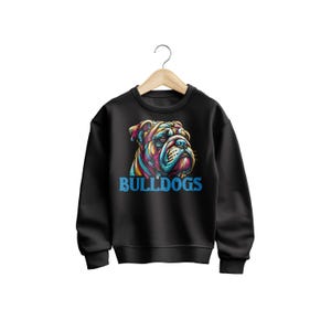 Bulldogs PNG | Vibrant | School Spirit | Sublimation Design | DTF | Digital Design Download | SVG
